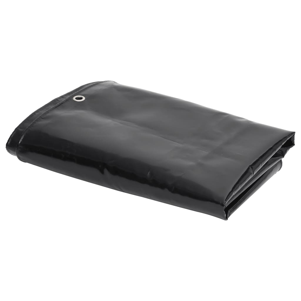 Protective tarpaulin 650 g/m² 1.5x6 m Black