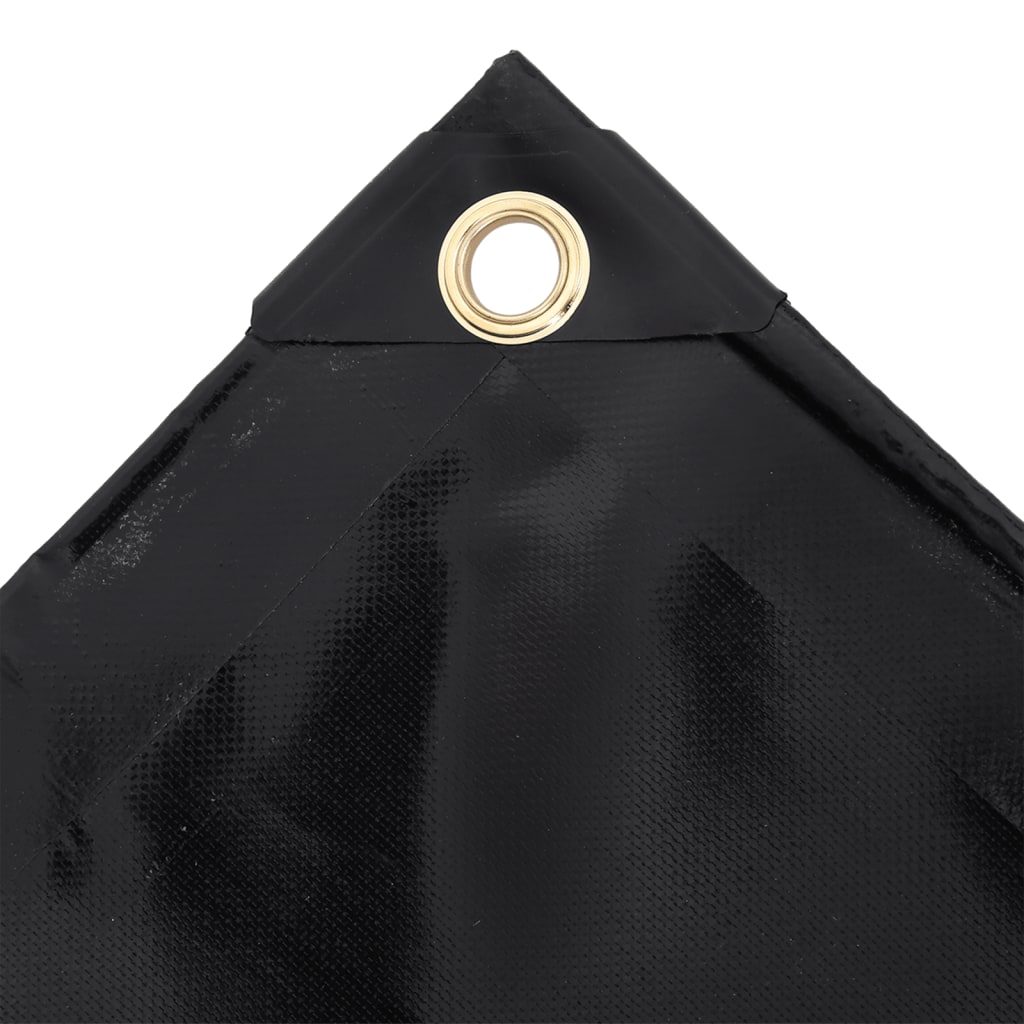 Protective tarpaulin 650 g/m² 1.5x6 m Black