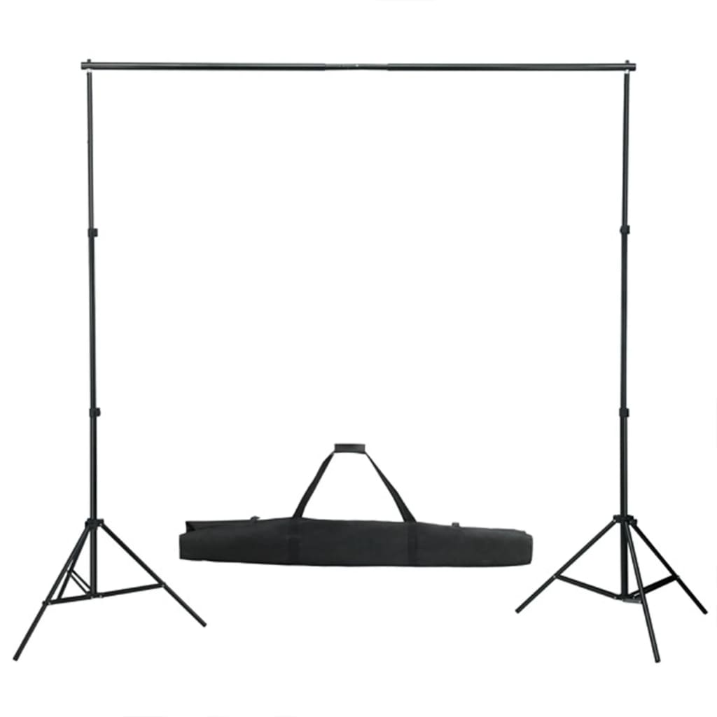 Kit de studio photo avec éclairage toile de fond et réflecteur