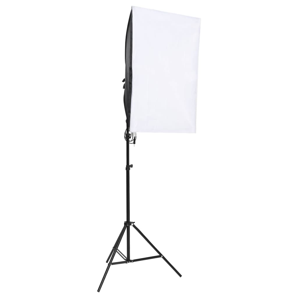 Kit de studio photo avec éclairage toile de fond et réflecteur