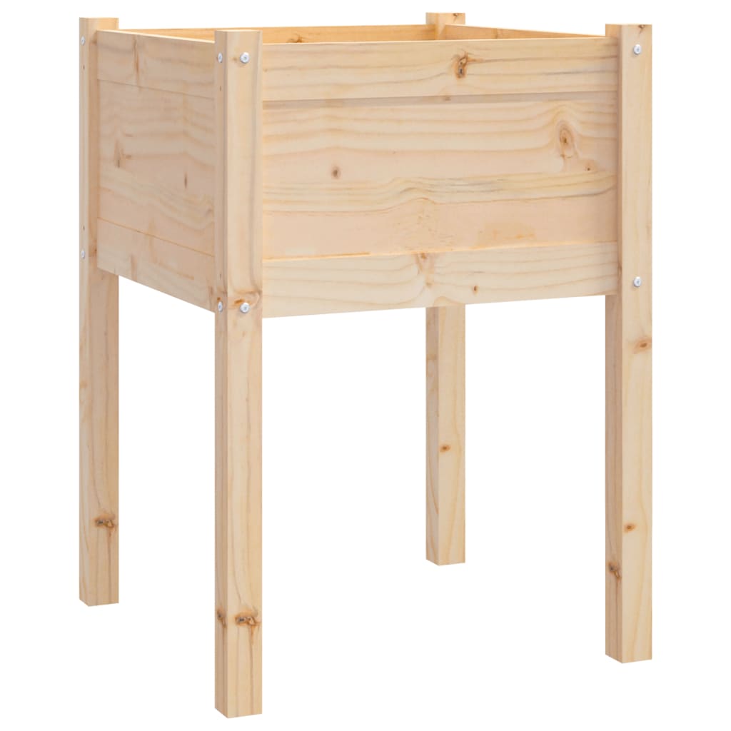 Jardinières d'extérieur 2 pcs 50x50x70 cm bois de pin massif