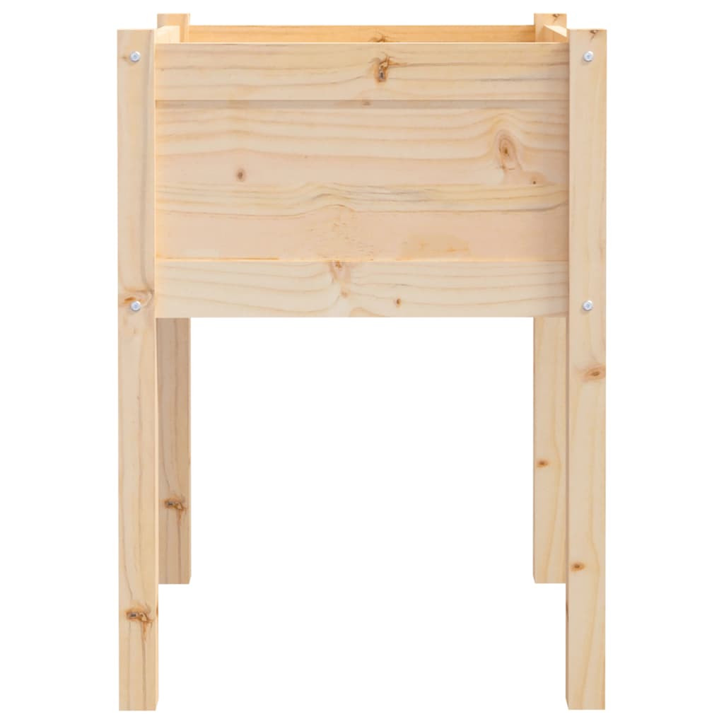 Jardinières d'extérieur 2 pcs 50x50x70 cm bois de pin massif