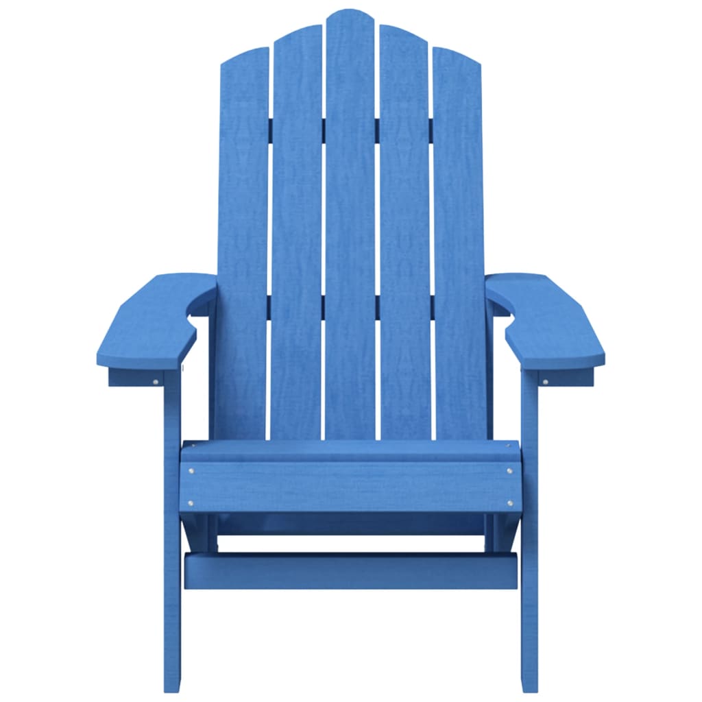 Navy Blue HDPE Garden Adirondack Chair