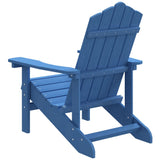 Navy Blue HDPE Garden Adirondack Chair