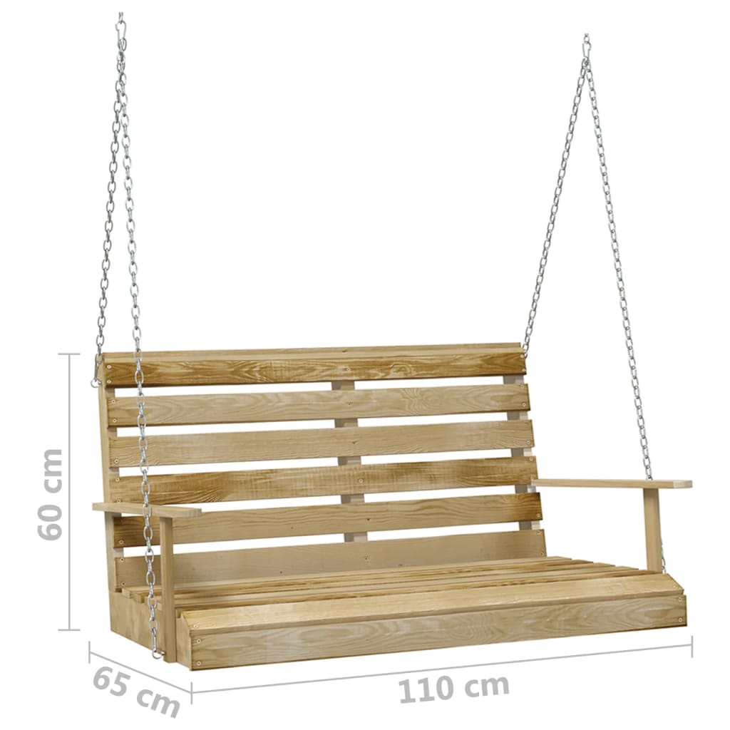 Swing 110 cm Impregnated pine wood