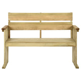 Banc de jardin 121 cm bois de pin imprégné