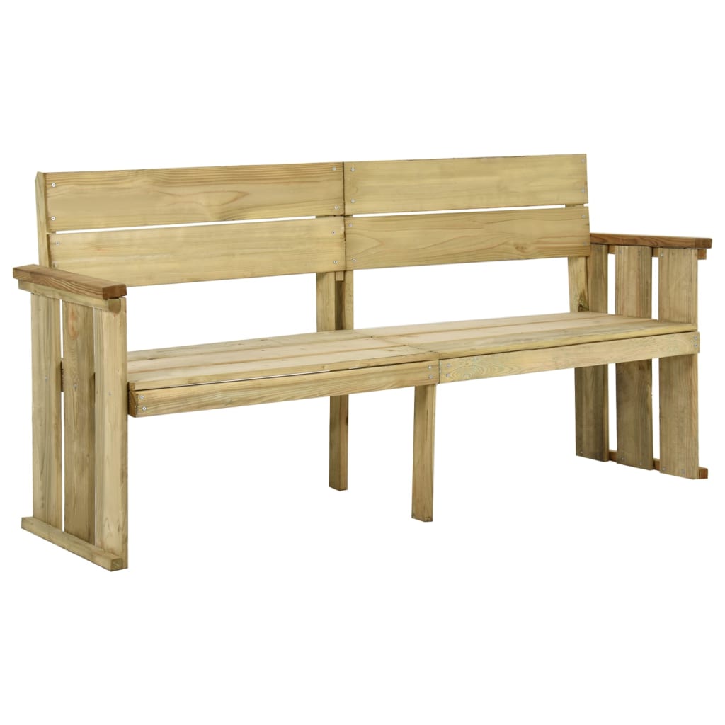 Banc de jardin 172 cm bois de pin imprégné