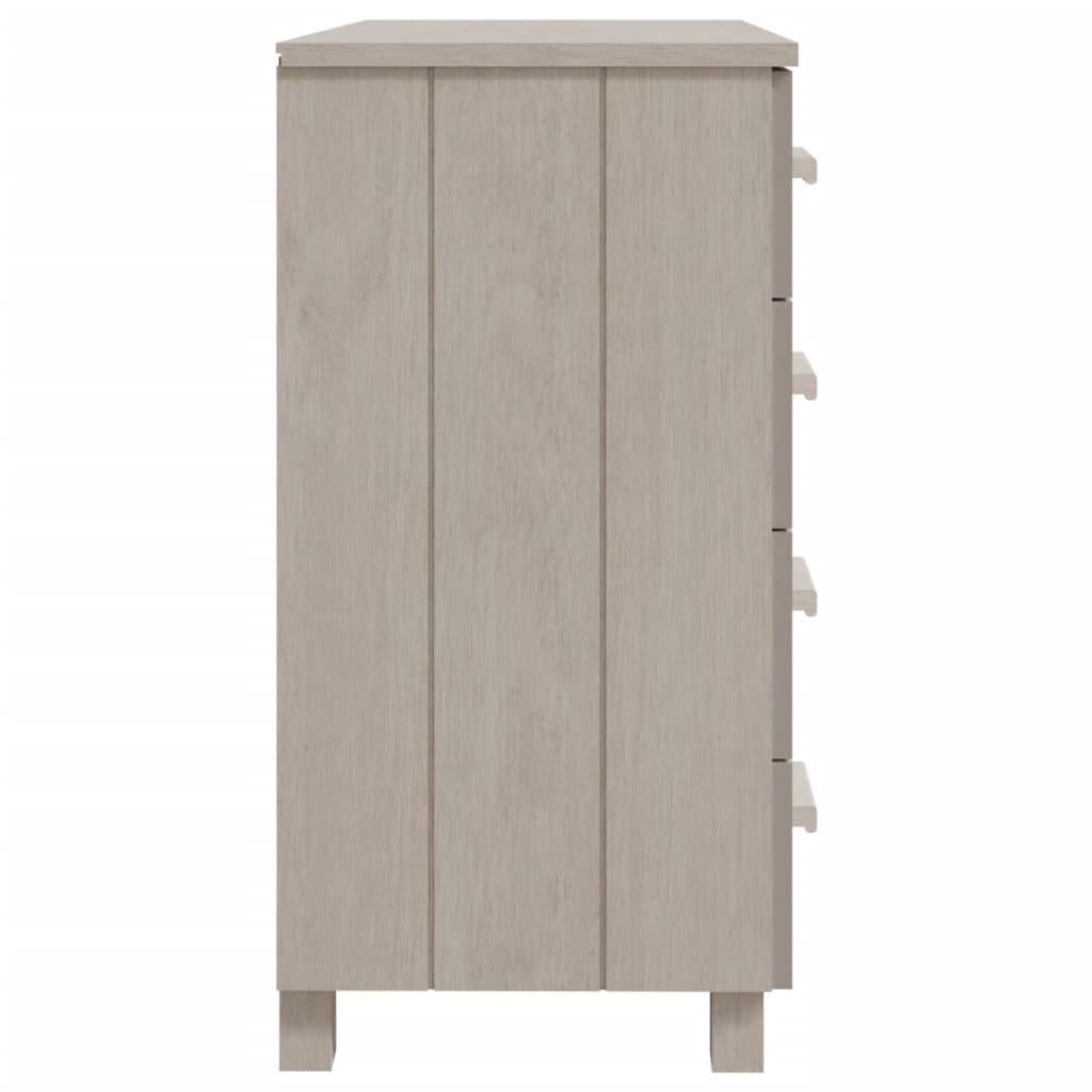 Buffet HAMAR Blanc 79x40x80 cm Bois massif de pin