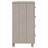 Buffet HAMAR Blanc 79x40x80 cm Bois massif de pin