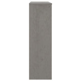 Dessus de buffet HAMAR Gris clair 90x30x100 cm Bois de pin