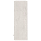 Dessus de buffet HAMAR Blanc 85x35x100 cm Bois de pin massif