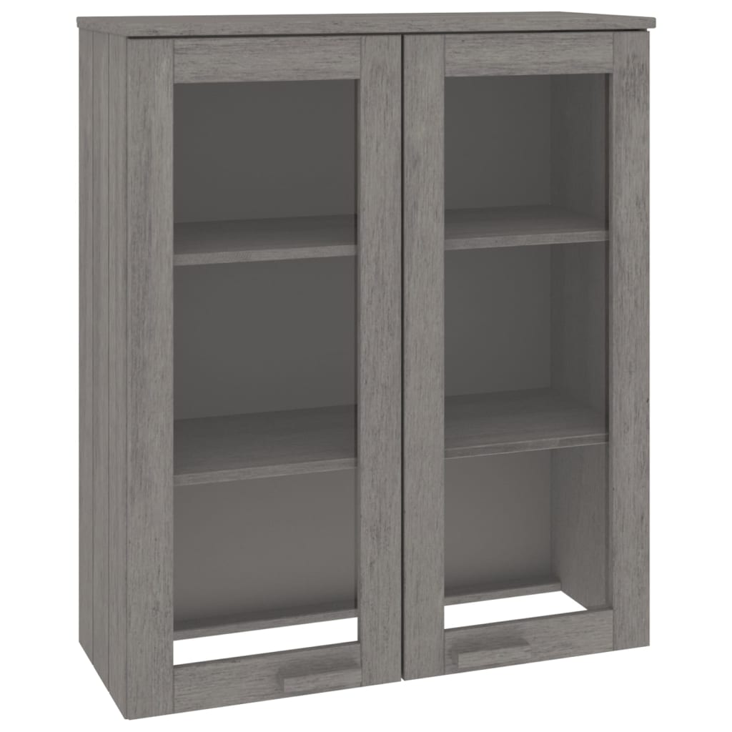 Dessus de buffet HAMAR Gris clair 85x35x100 cm Bois de pin