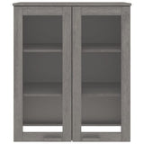 Dessus de buffet HAMAR Gris clair 85x35x100 cm Bois de pin