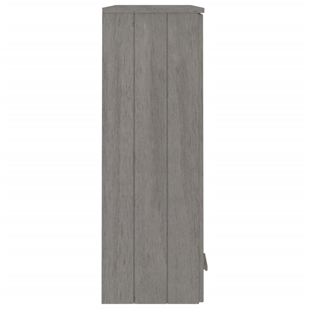 Dessus de buffet HAMAR Gris clair 85x35x100 cm Bois de pin