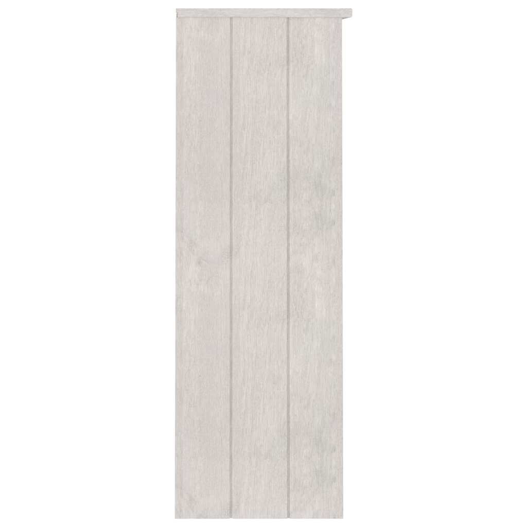 Dessus de buffet HAMAR Blanc 85x35x100 cm Bois de pin massif