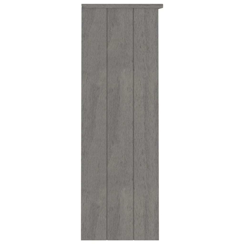 Dessus de buffet HAMAR Gris clair 85x35x100 cm Bois de pin