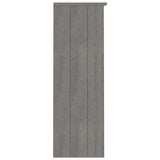 Dessus de buffet HAMAR Gris clair 85x35x100 cm Bois de pin