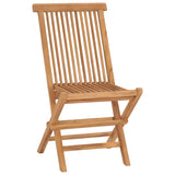 Chaises pliables de jardin lot de 6 Bois de teck solide