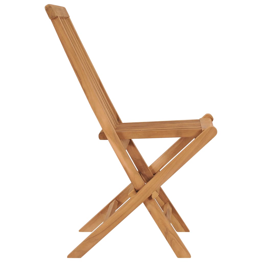 Chaises pliables de jardin lot de 6 Bois de teck solide