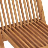 Chaises pliables de jardin lot de 6 Bois de teck solide