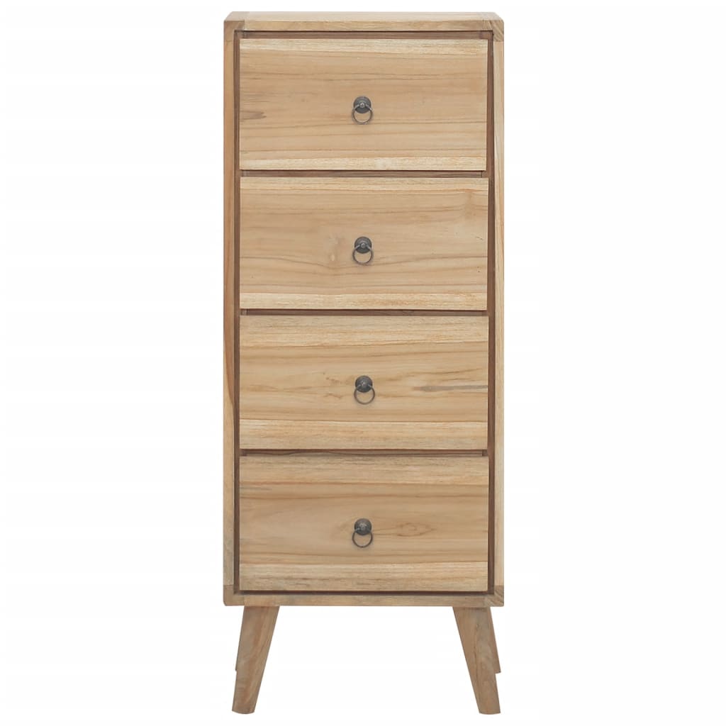 Commode 40x30x100 cm Bois massif de teck