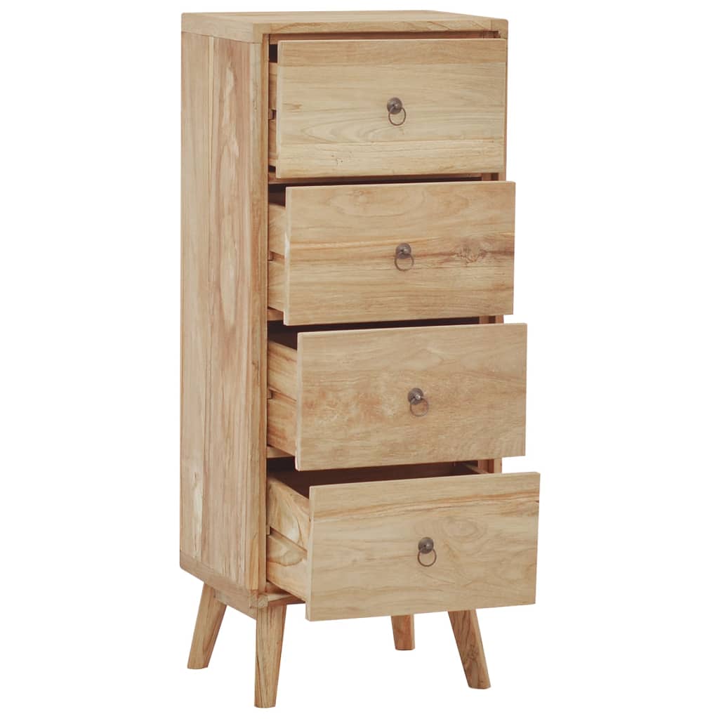 Commode 40x30x100 cm Bois massif de teck