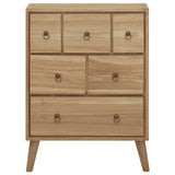 Commode 56x30x80 cm Bois massif de teck