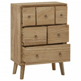 Commode 56x30x80 cm Bois massif de teck