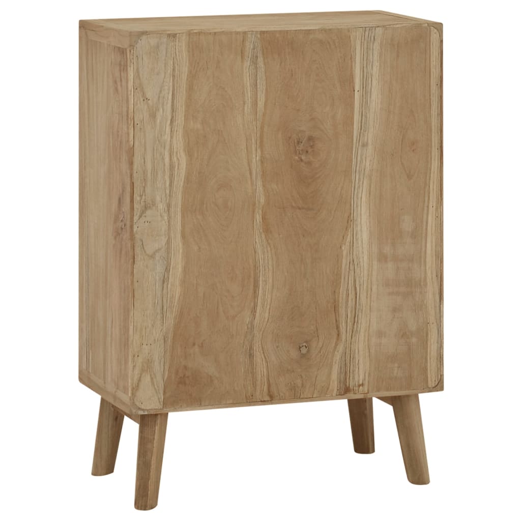 Commode 56x30x80 cm Bois massif de teck