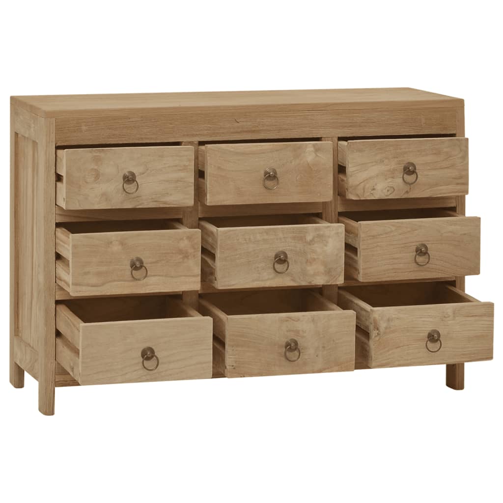 Commode 80x30x55 cm Bois massif de teck