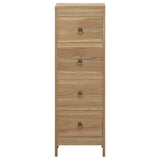 Commode 30x30x90 cm Bois massif de teck