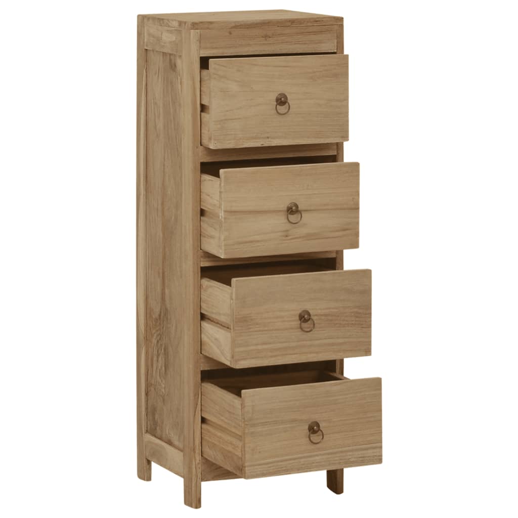 Commode 30x30x90 cm Bois massif de teck