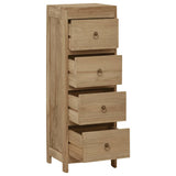 Commode 30x30x90 cm Bois massif de teck