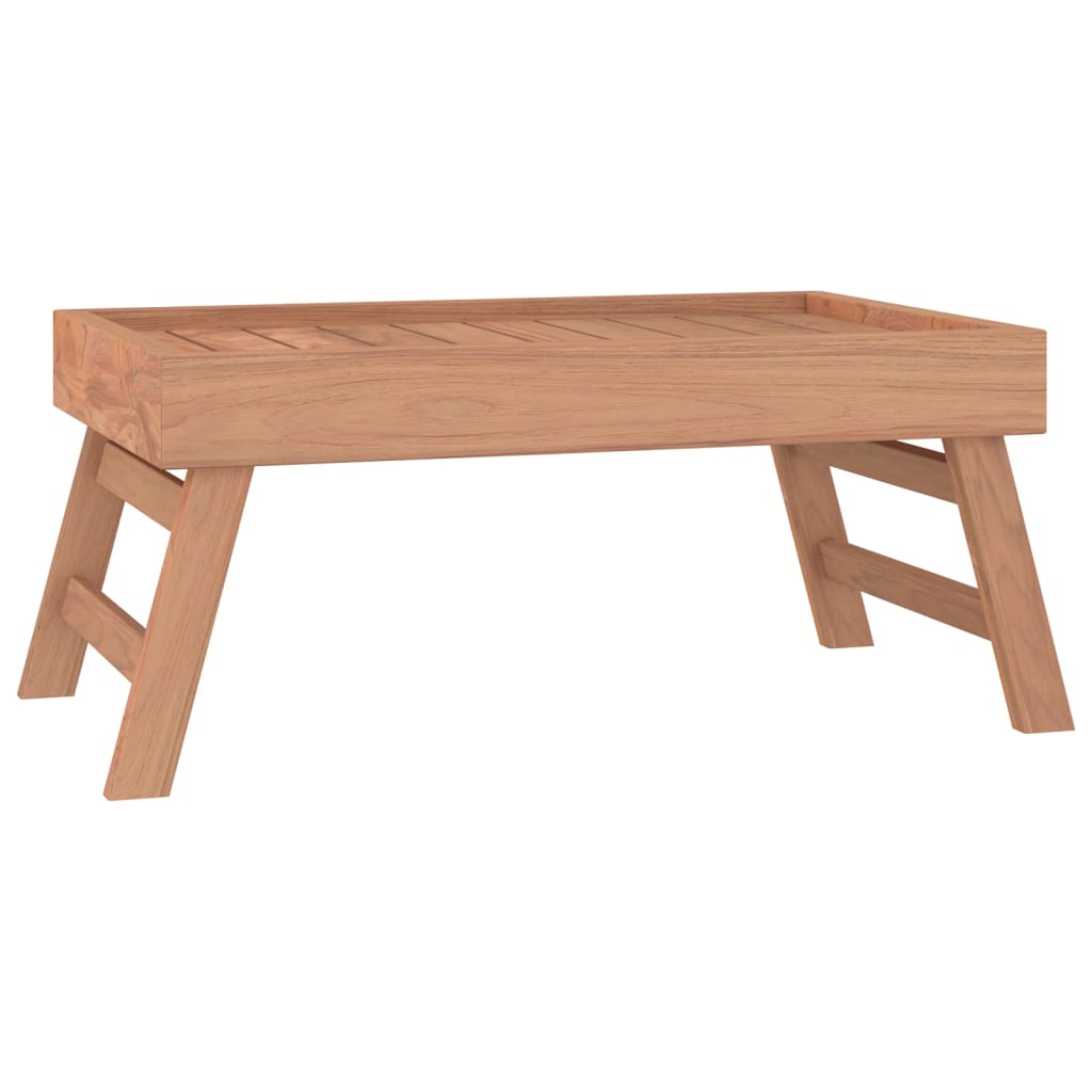 Plateau pliable 55x35x25 cm Bois de teck massif