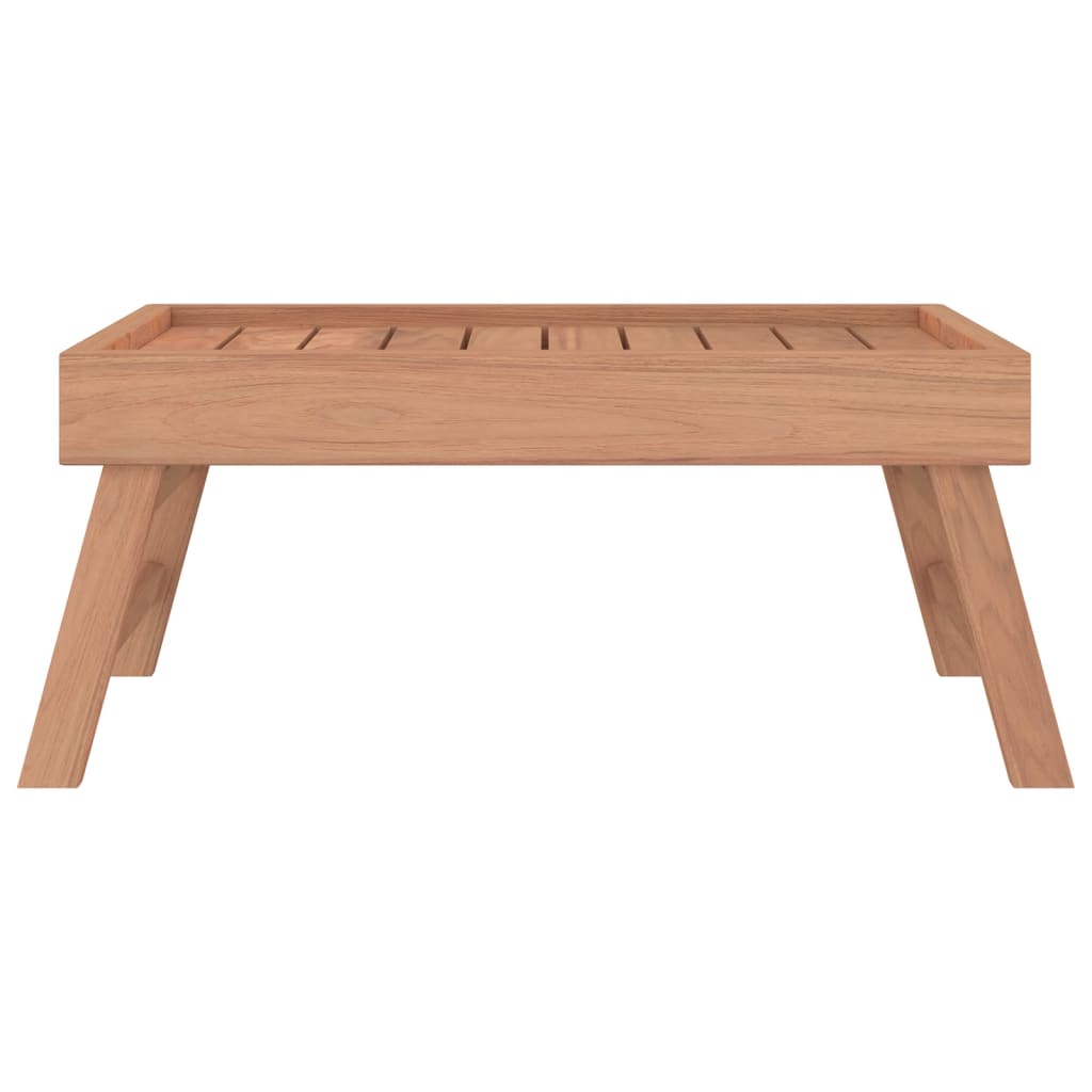 Plateau pliable 55x35x25 cm Bois de teck massif