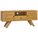 Meuble TV 110x30x35 cm Bois de teck solide