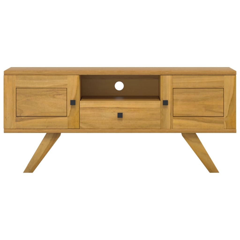 Meuble TV 110x30x35 cm Bois de teck solide