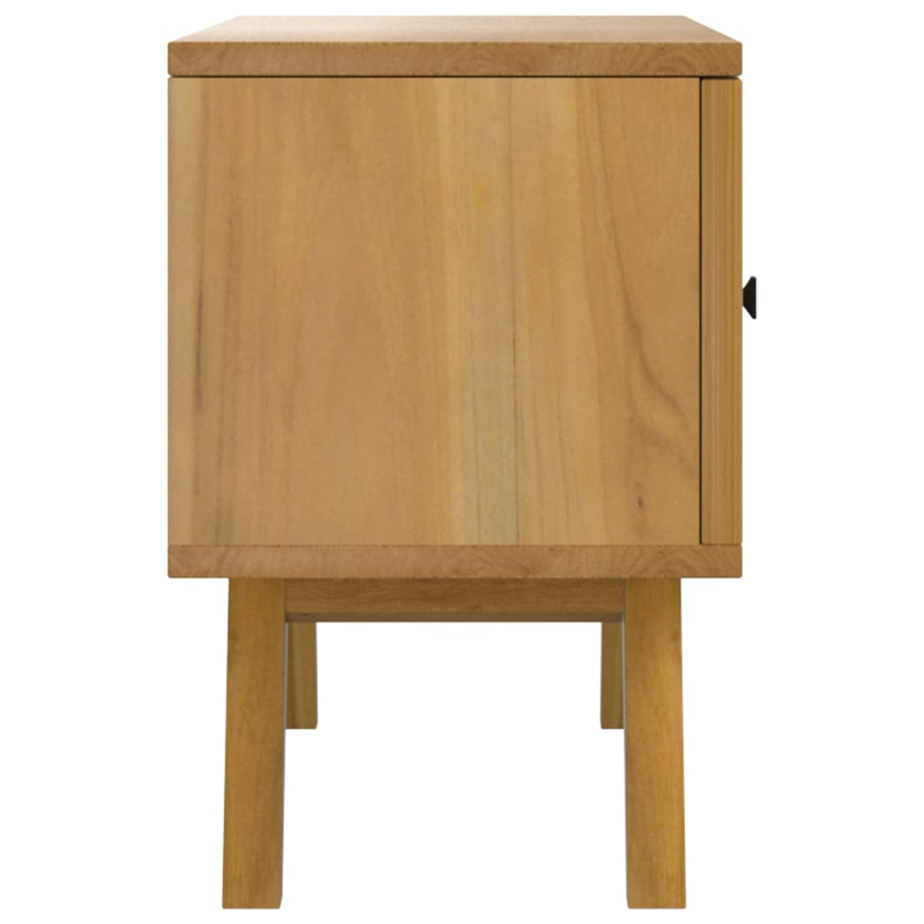 Meuble TV 110x30x35 cm Bois de teck solide