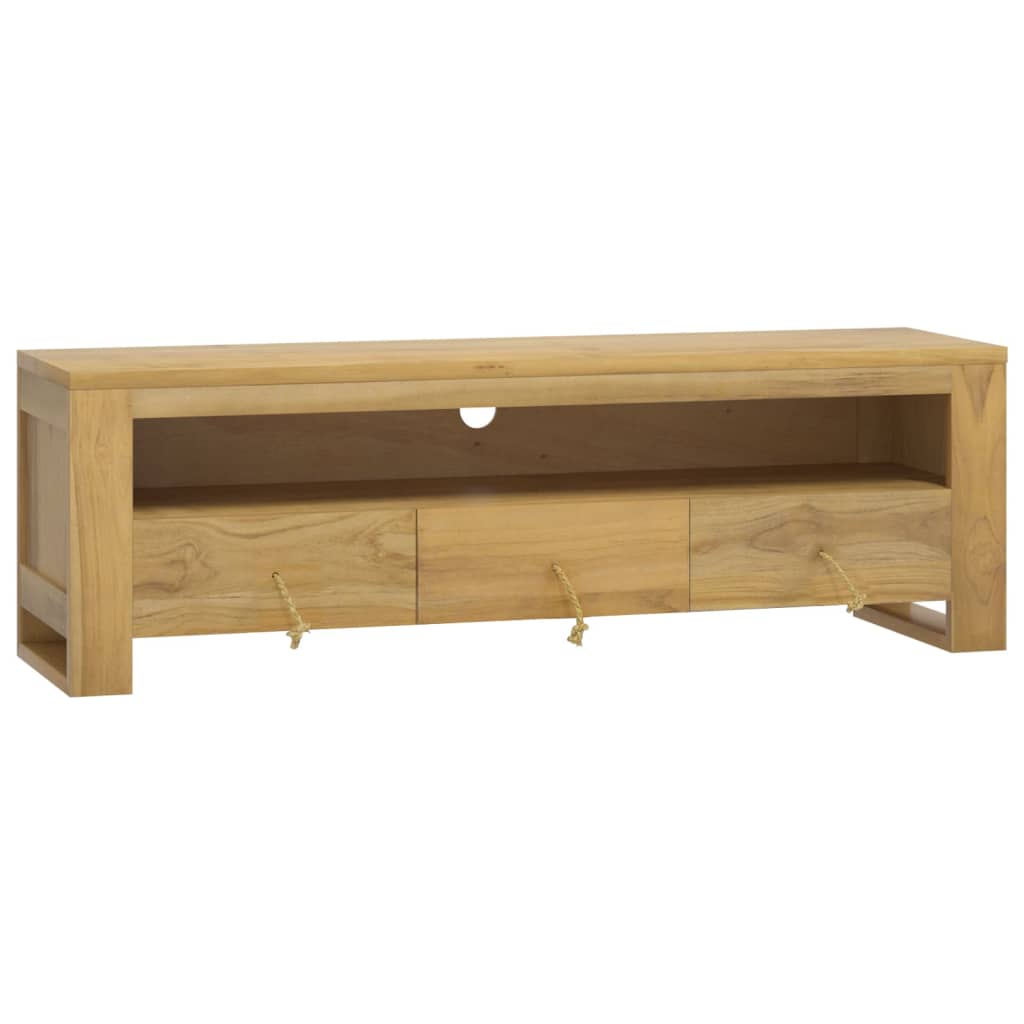 TV cabinet 110x30x35 cm Solid teak wood