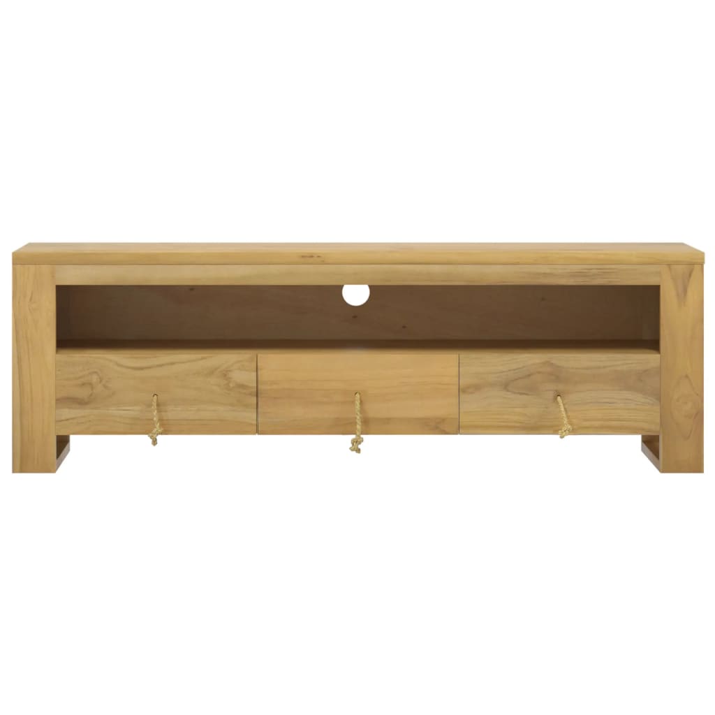 TV cabinet 110x30x35 cm Solid teak wood