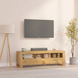 Meuble TV 110x30x35 cm Bois de teck solide