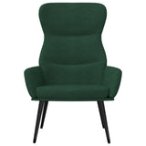 Fauteuil inclinable Vert foncé Tissu