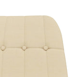 Chaise à bascule Crème Tissu