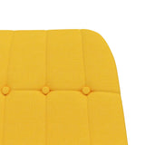 Chaise à bascule Jaune moutarde Tissu