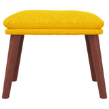 Mustard Yellow Footrest 45x29.5x35 cm Fabric