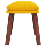 Mustard Yellow Footrest 45x29.5x35 cm Fabric