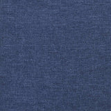 Repose-pied Bleu 45x29,5x35 cm Tissu et similicuir