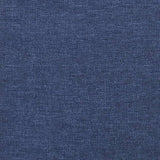 Fußhocker Blau 60x60x36 cm Stoff