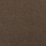 Repose-pied Marron 60x60x36 cm Tissu et similicuir