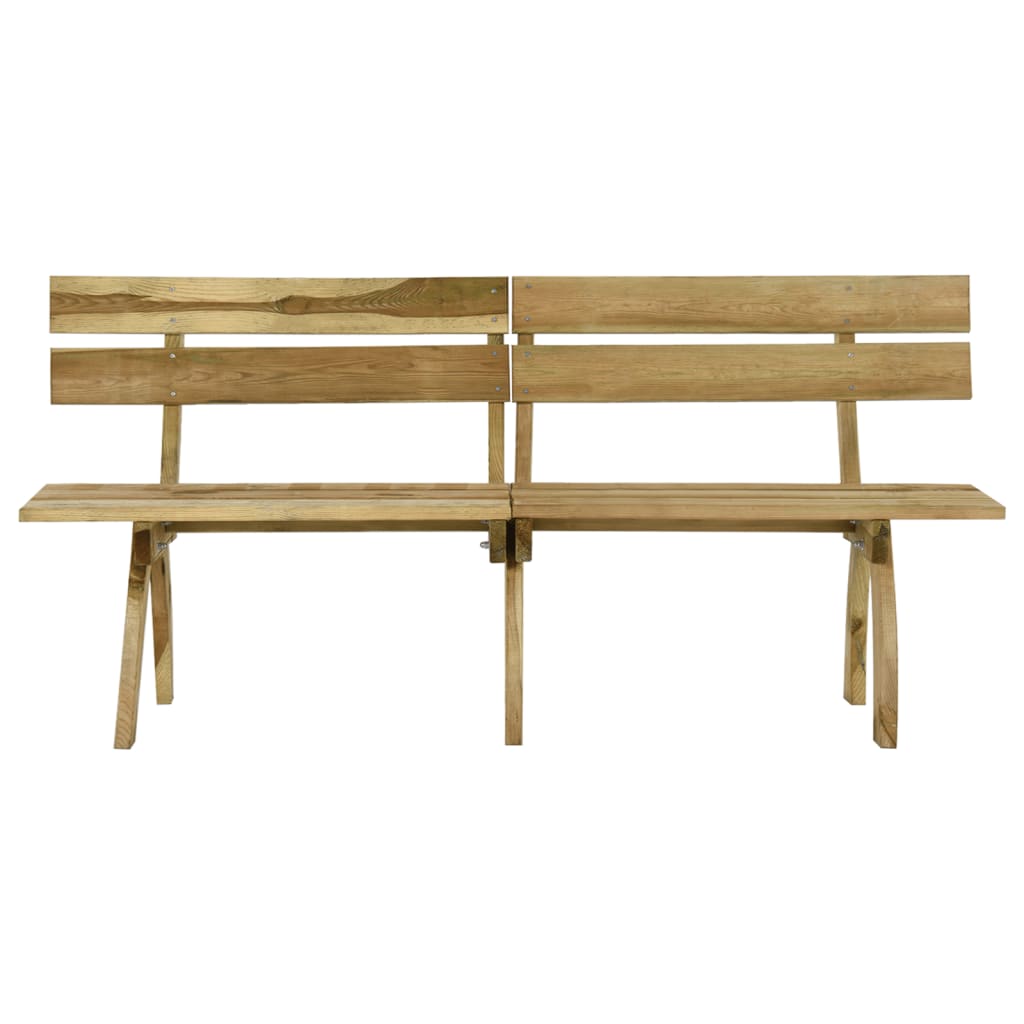 Banc de jardin 220 cm bois de pin imprégné